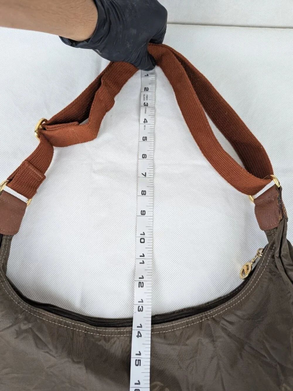 Longchamp le Pliage Crossbody Shoulder Hobo Bag Green - Authentic - Ships Fast.